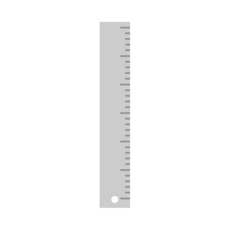 Simple and flat ruler illustration materialのイラスト素材