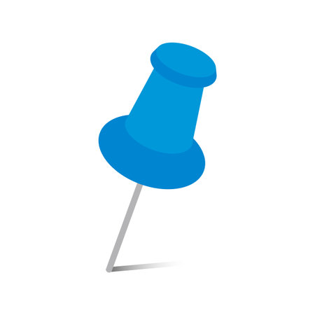 Simple and flat map pin icon materialのイラスト素材