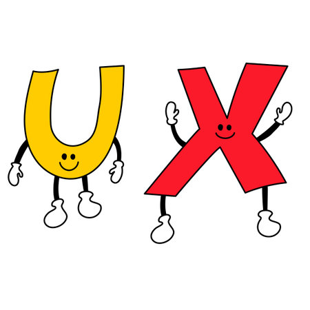 A unique character illustration that personifies the UXのイラスト素材