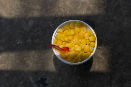 corn sweet yellowの写真素材