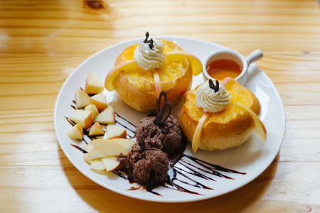 honey toastの写真素材