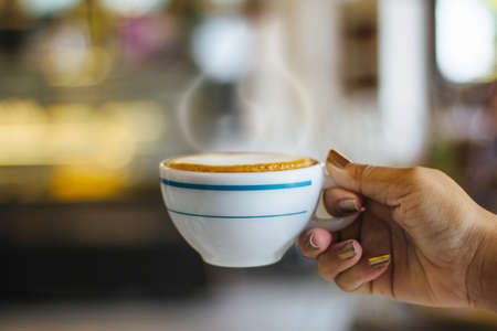 hot coffeeの写真素材