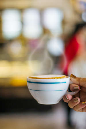 hot coffee