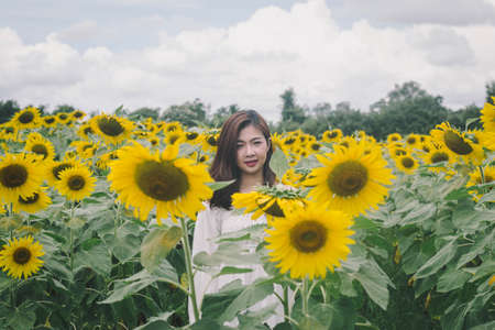 woman dress whiteの写真素材