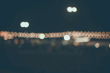 a blurred image of night lights