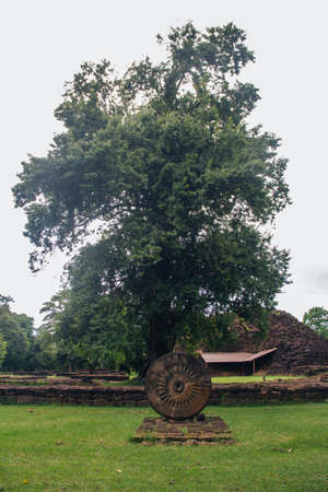 Si Thep Historical Park at thailandの写真素材