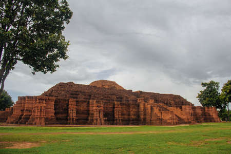 Si Thep Historical Park at thailandの写真素材