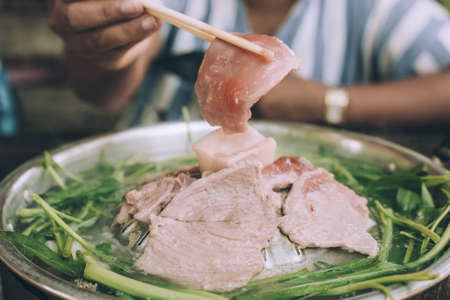 Korean Barbecue in Thai Styleの写真素材