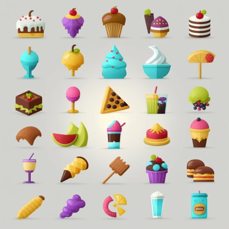 Black Forest Cakes, combines rich chocolate cake layers, fresh cherries, cherry liqueur, simple whipped cream frosting, cake icons, gameItems, gameAssets, props, items, sprites, generative aiの素材