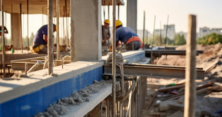 Shaping Foundations - The Role of Formwork in Concrete House Constructionの素材
