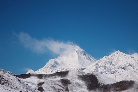 Dhaulagiri view, Nepal, Himalayas