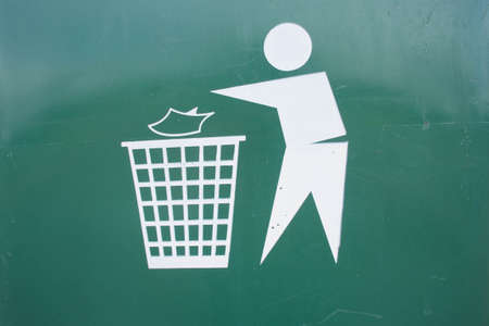Trash signの写真素材