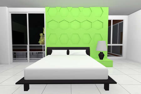 Bed roomの写真素材