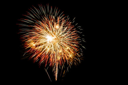 Fireworks in the night の写真素材