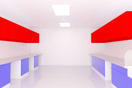 Lab Room in pharmaceutical factory 