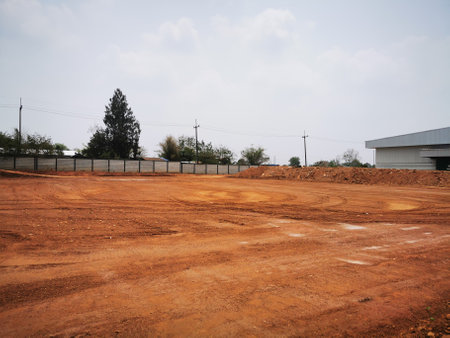 Preparation for construction of Foundations workの写真素材