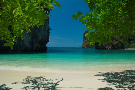Koh Hong  the island in Krabi, Thailandの写真素材