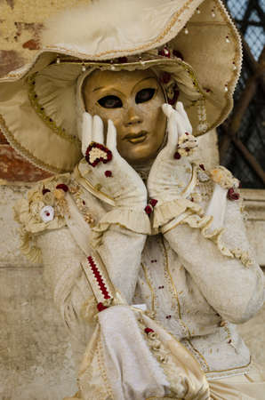 Mask at the Venice Carnival 2013の写真素材