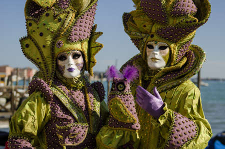 Mask at the Venice Carnival 2014の写真素材