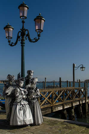 Mask at the Venice Carnival 2014の写真素材