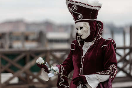 Mask at the Venice Carnivalの写真素材