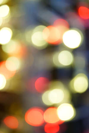 bokeh photo of christmas lightsの写真素材