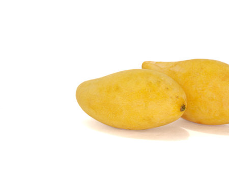 Mango Nam Dok Mai à¸n a white backgroundの写真素材
