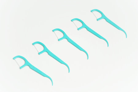 Photos of unused dental floss