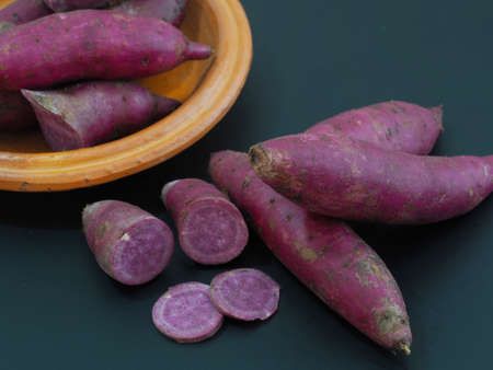 photo of purple sweet potato