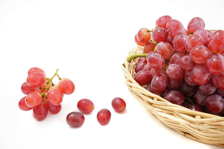 Photo of red grapes without seedsの写真素材
