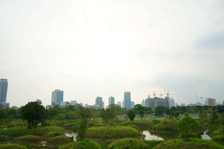 Photo taken in a park in Thailand.