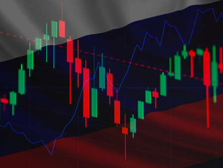 Stock Market Loss Trading Chart Investment Analysis Business Index Chart Finance Board Chart