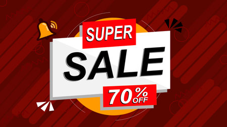 Summer Sale images are used to promote products or anything else.のイラスト素材