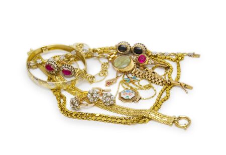 Large collection of gold jewellery 