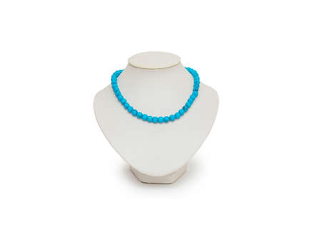 Necklace isolated on the whiteの写真素材