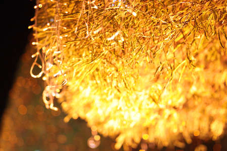 Bokeh lights background. Abstract multicolored light.Christmas concept.