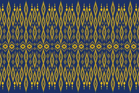 Seamless geometric ethnic asian oriental and tradition pattern design for texture and background. Silk and fabric pattern decoration for carpet, clothing, wrapping and wallpaperのイラスト素材