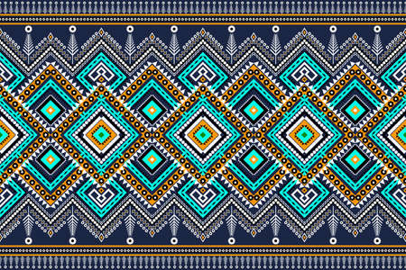 Seamless geometric ethnic asian oriental and tradition pattern design for texture and background....