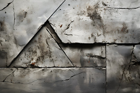 Vintage Gray Abstract grunge decorative stucco rustic wall background. Copy space for text.の素材