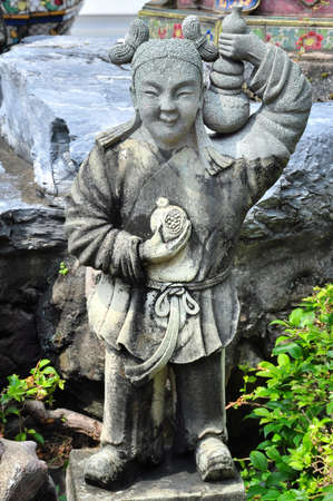 Chinese stone doll の写真素材