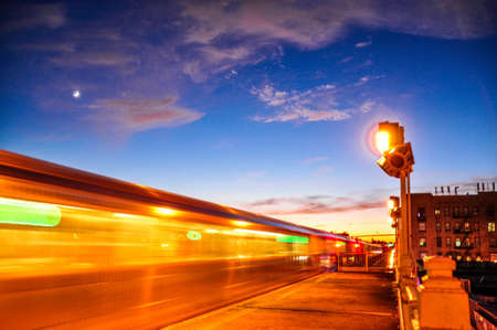 train in subway stationのeditorial素材