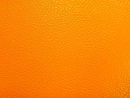 Closeup of orange leather background  の写真素材