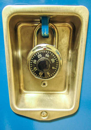 Combination lockの写真素材