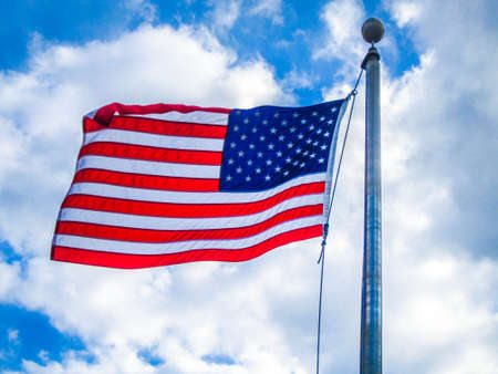 Flag of the USA  United States of America  の写真素材
