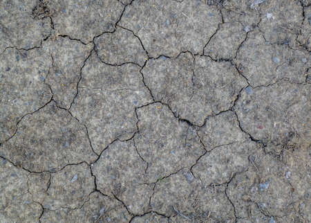 Textured background - dry cracked brown earth 