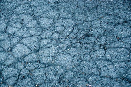 Broken Asphalt in the Street の写真素材