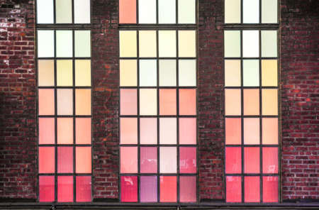 colorful windows の写真素材