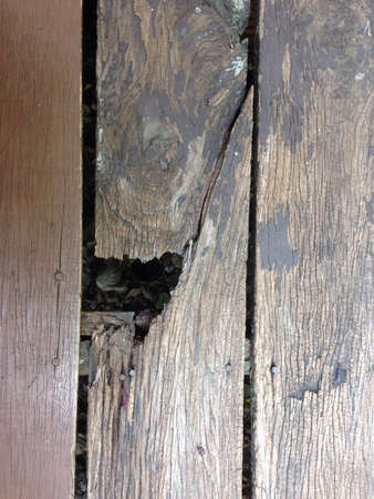 A hole on the wooden floor の素材