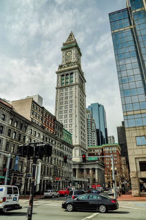 The custom house tower, Boston の素材