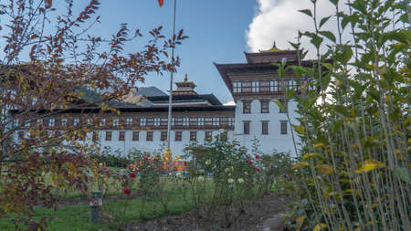 Tashichho Dzong - Government's and King's office. Kingdom of Bhutan. Asiaの写真素材